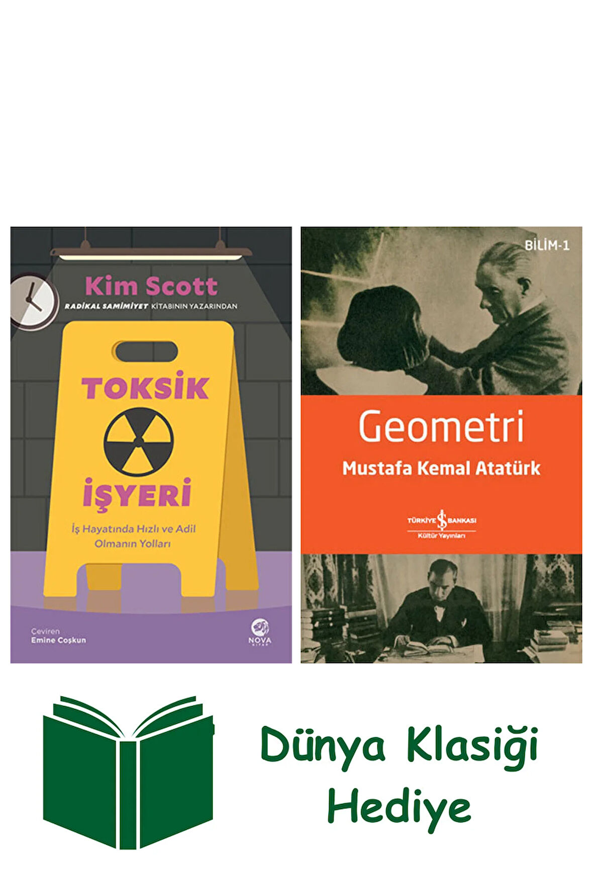 Toksik İşyeri + Geometri + Dünya Klasiği Hediye