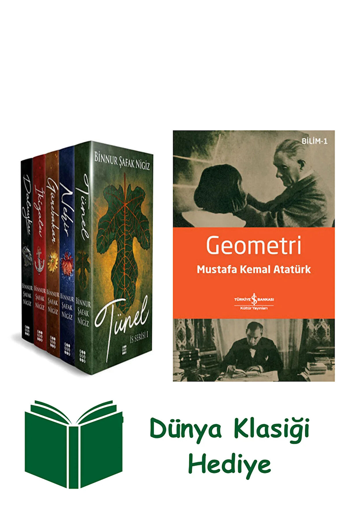 İs Serisi - 5 Kitap Takım (Ciltli) + Geometri + Dünya Klasiği Hediye