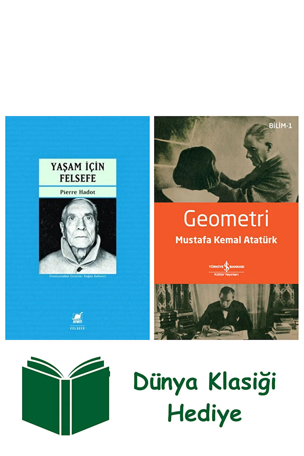 Yaşam İçin Felsefe + Geometri + Dünya Klasiği Hediye