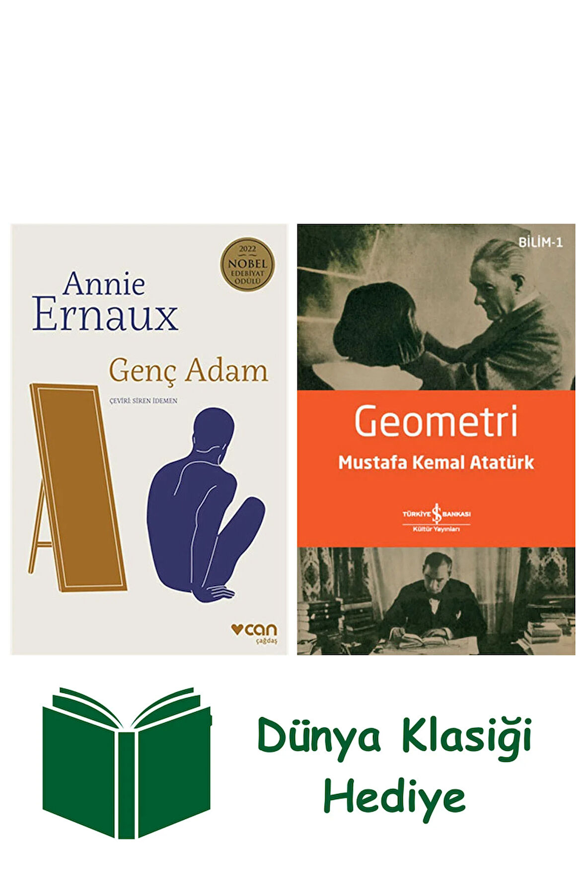 Genç Adam + Geometri + Dünya Klasiği Hediye
