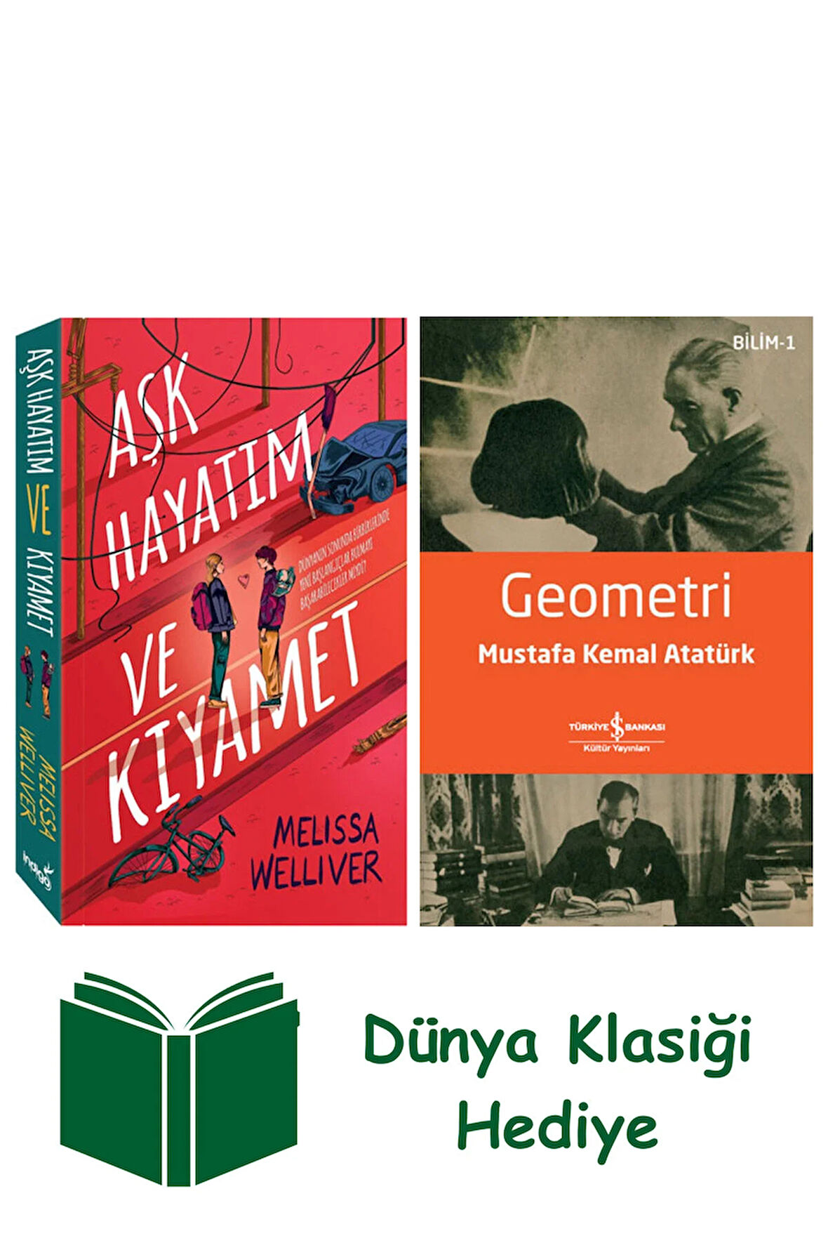 Aşk Hayatım ve Kıyamet + Geometri + Dünya Klasiği Hediye