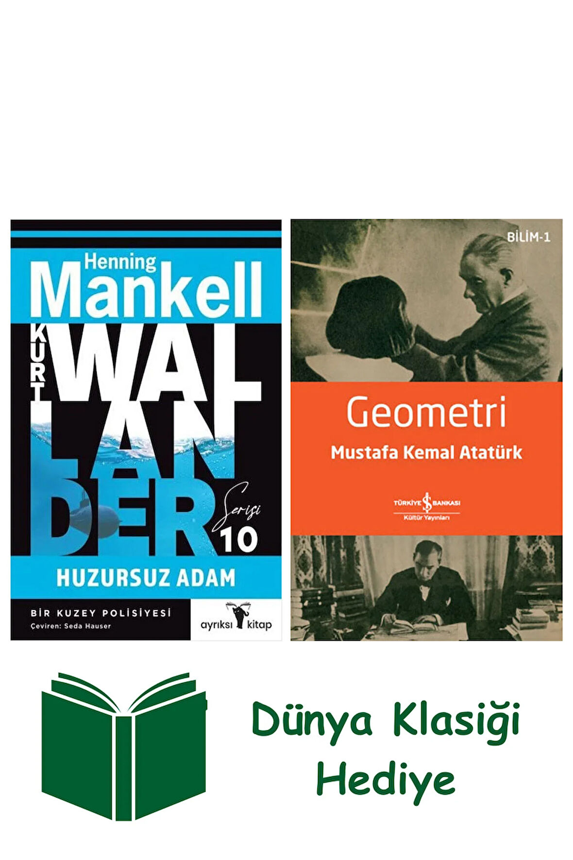 Huzursuz Adam + Geometri + Dünya Klasiği Hediye