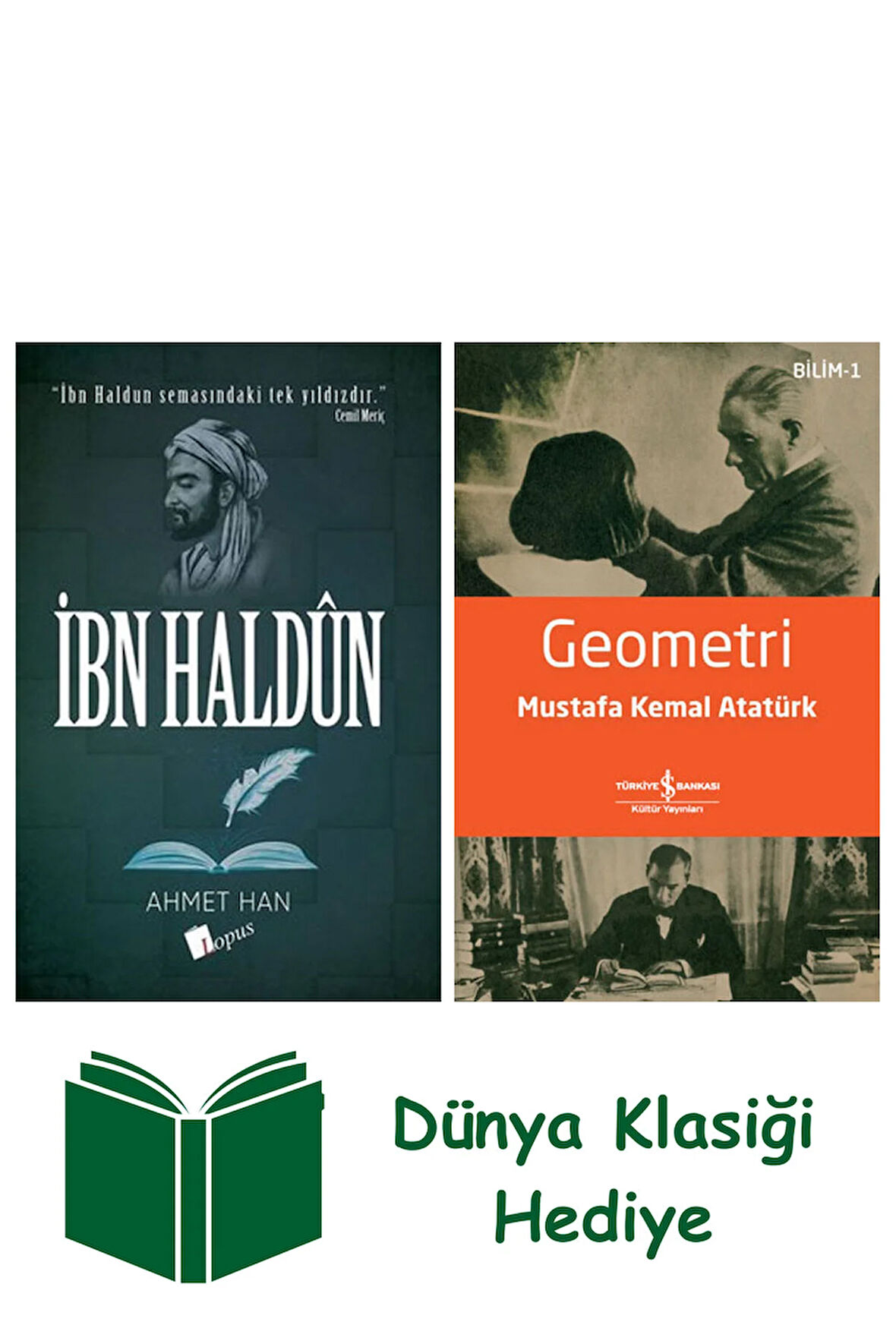 İbn Haldun + Geometri + Dünya Klasiği Hediye