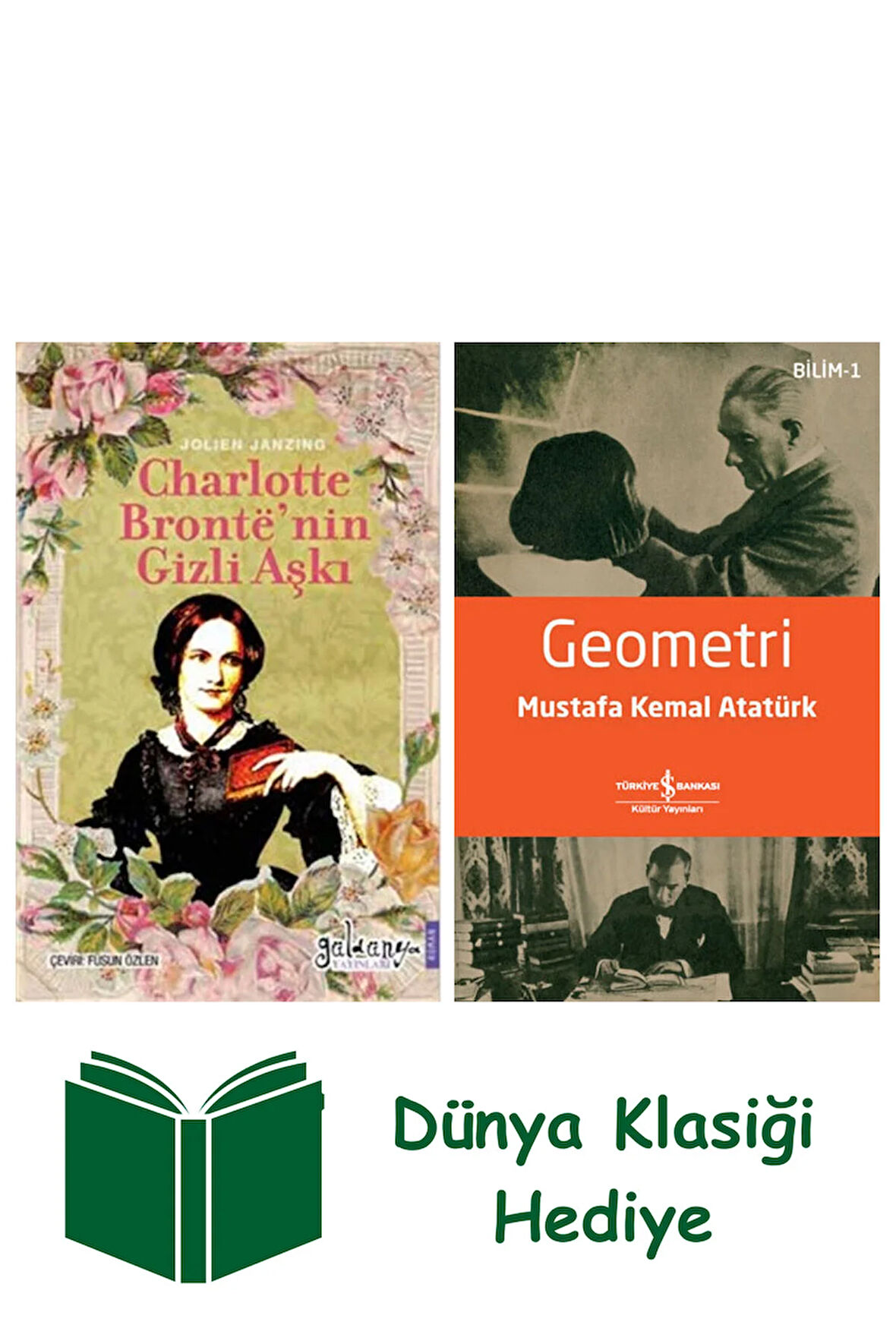 Charlotte Bronte’nin Gizli Aşkı + Geometri + Dünya Klasiği Hediye