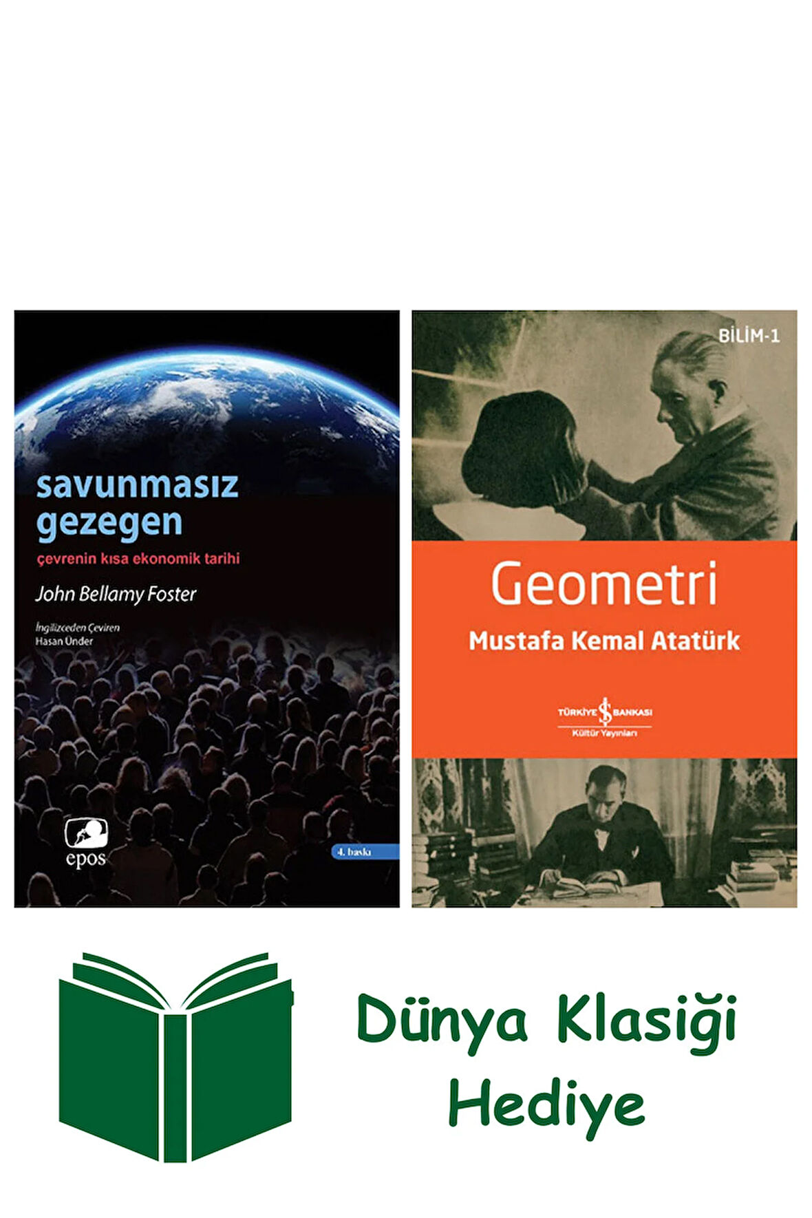 Savunmasız Gezegen + Geometri + Dünya Klasiği Hediye