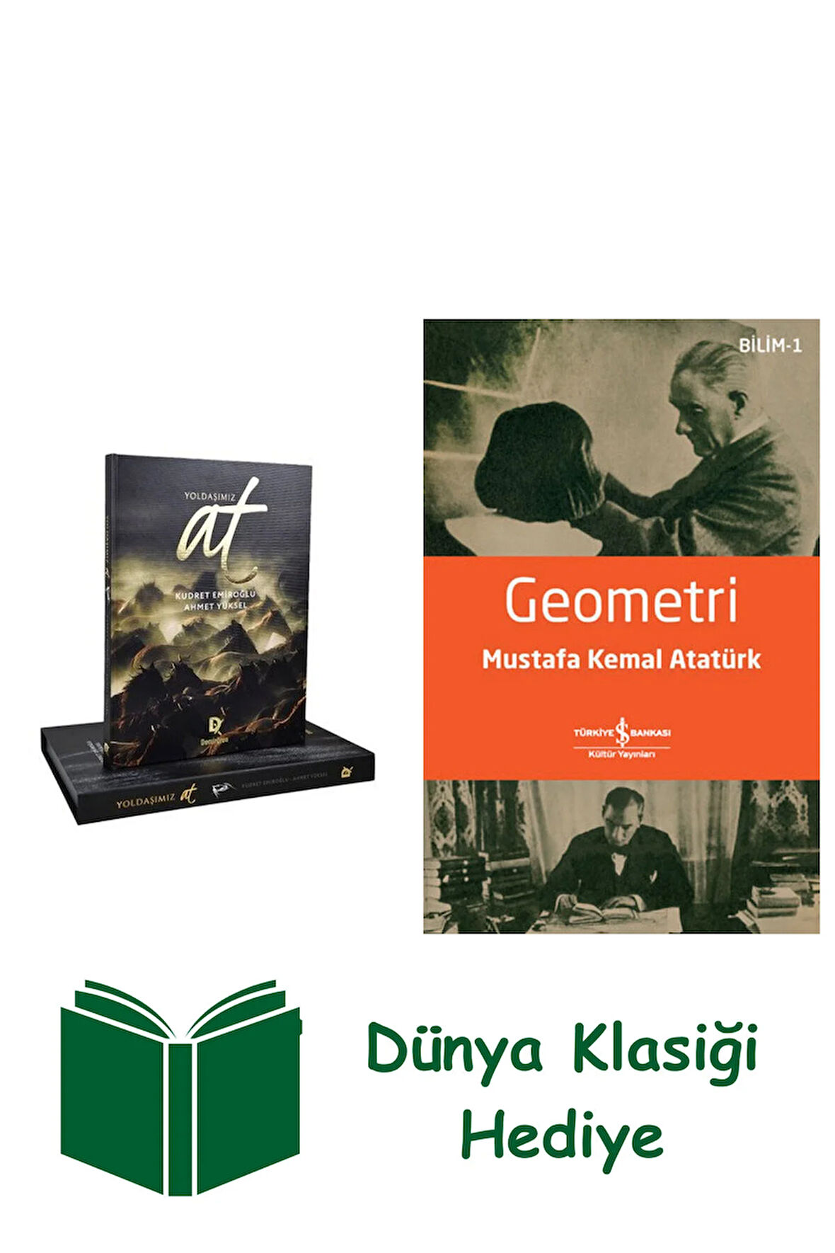 Yoldaşımız At (Ciltli) + Geometri + Dünya Klasiği Hediye