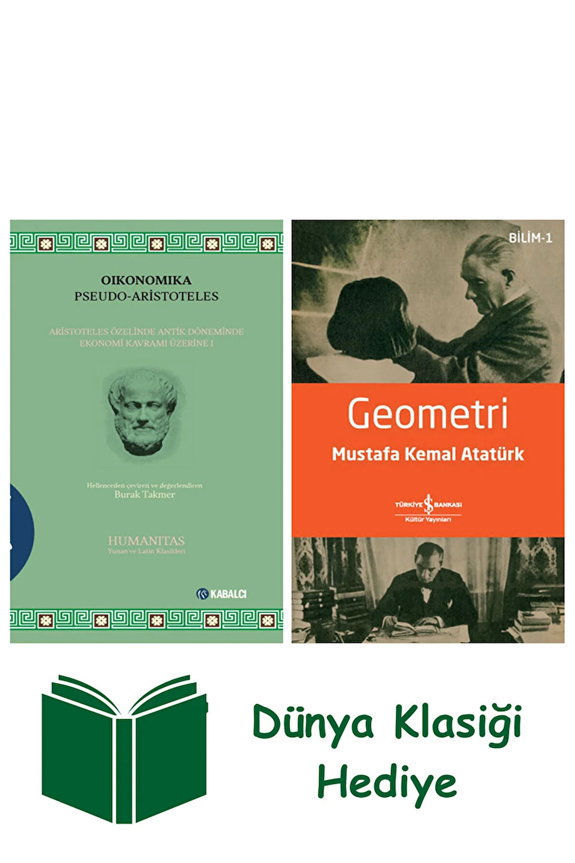 Oikonomika + Geometri + Dünya Klasiği Hediye