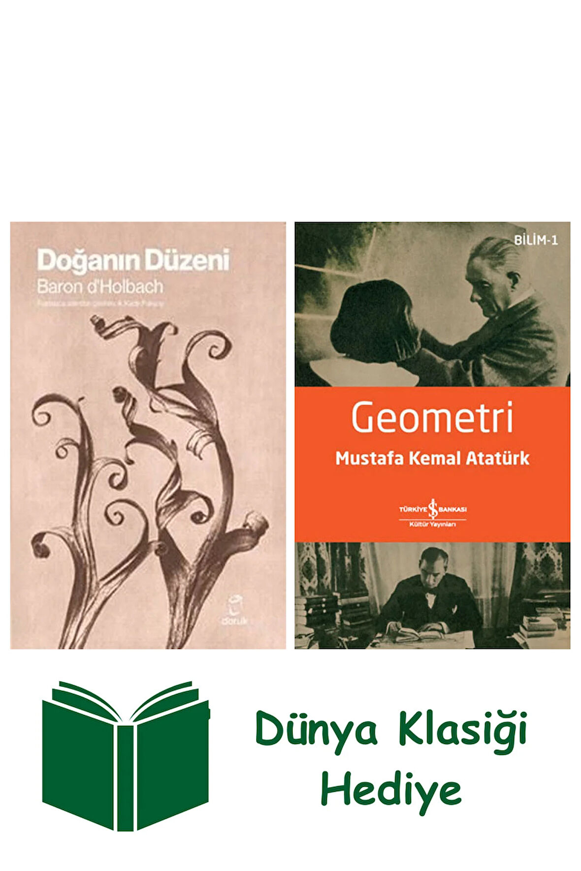 Doğanın Düzeni + Geometri + Dünya Klasiği Hediye