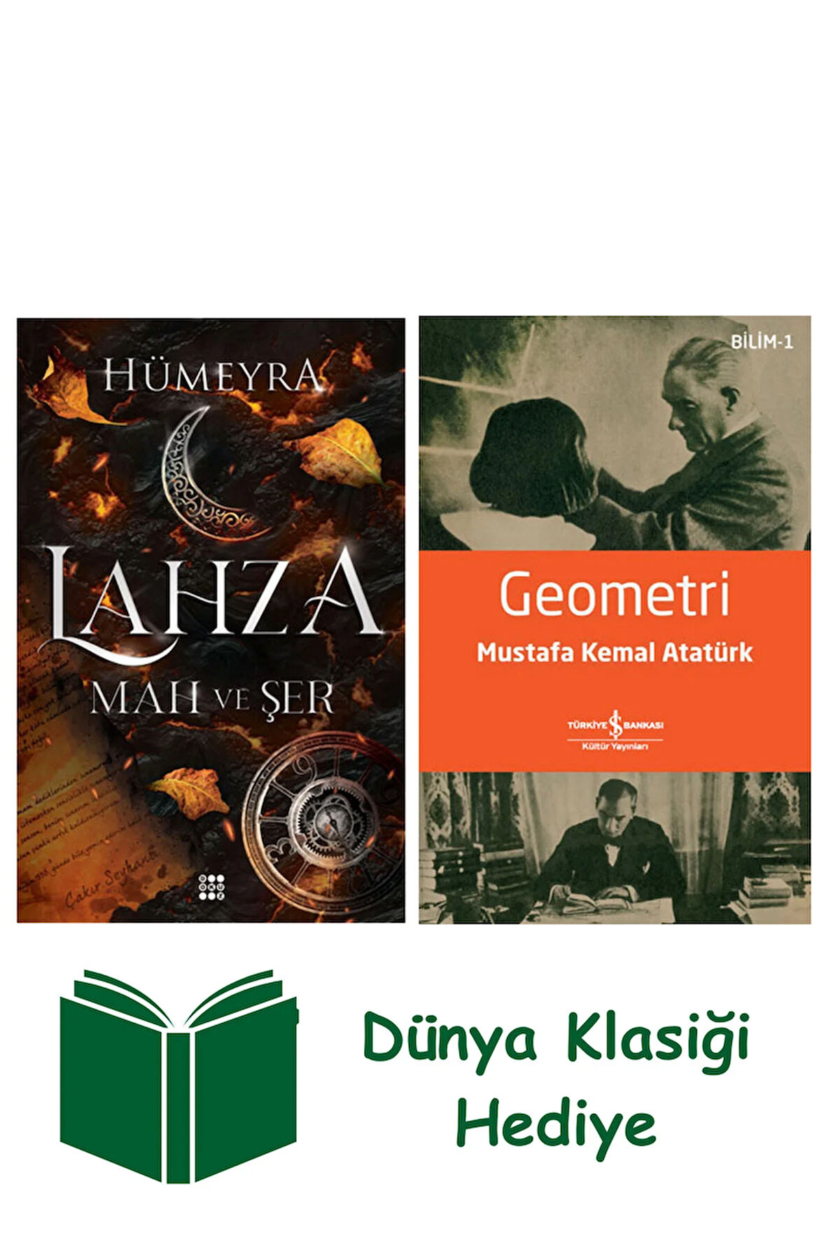 Lahza 1 - Mah ve Şer (Ciltli) + Geometri + Dünya Klasiği Hediye