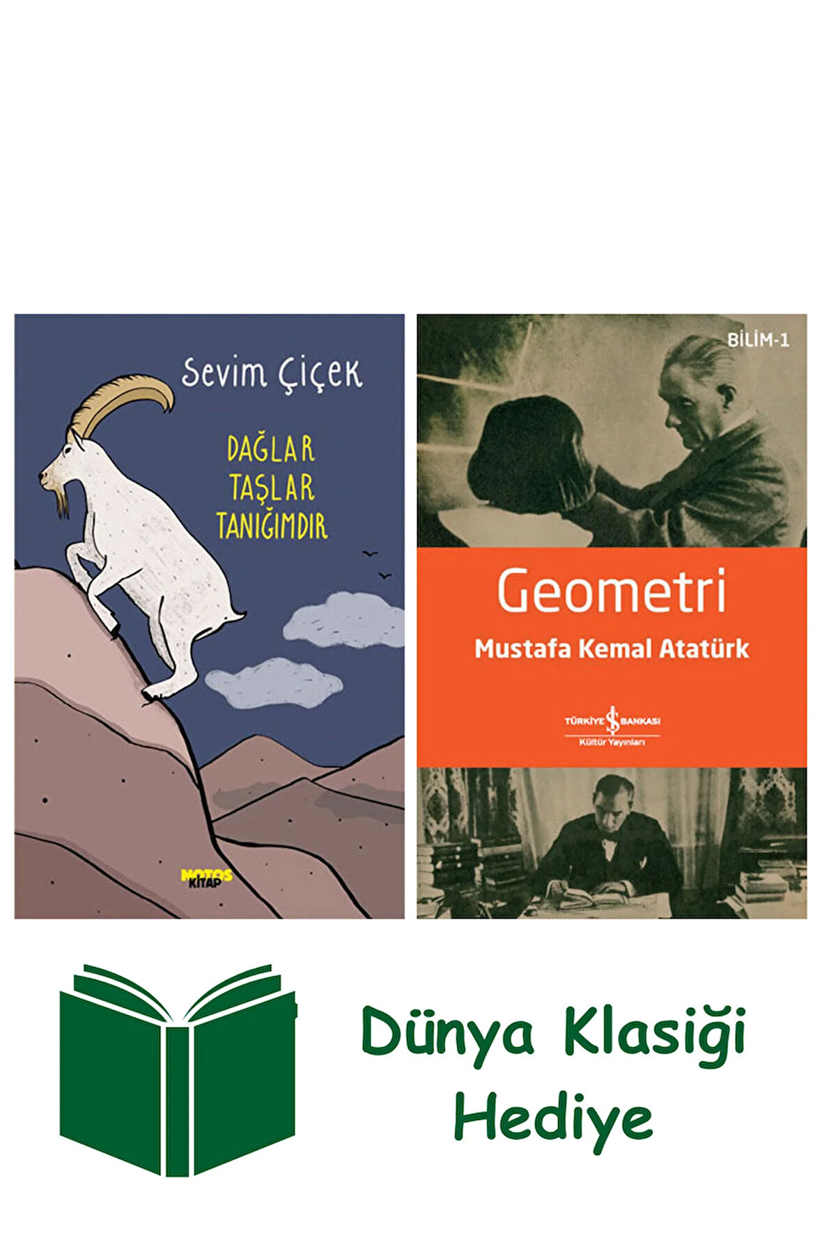 Dağlar Taşlar Tanığımdır + Geometri + Dünya Klasiği Hediye