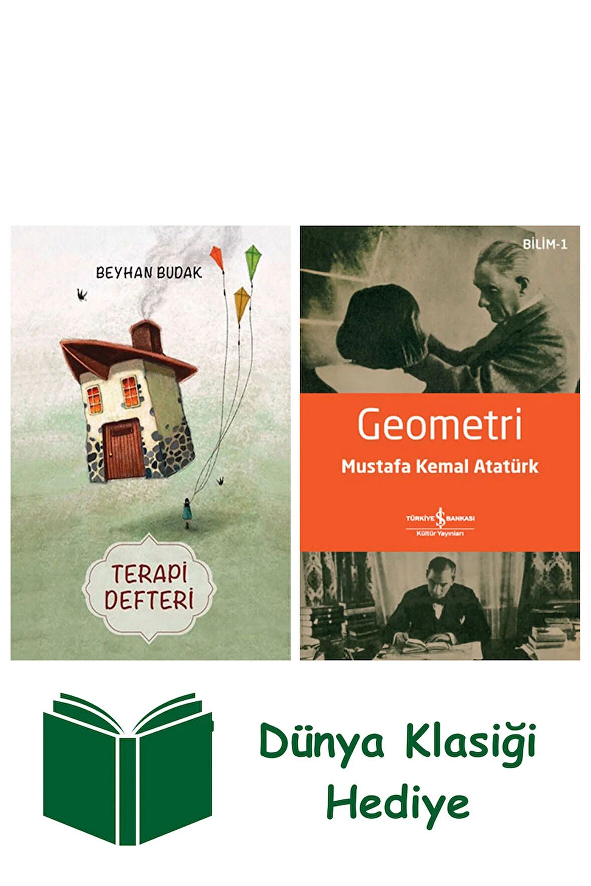 Terapi Defteri (Ciltli) + Geometri + Dünya Klasiği Hediye