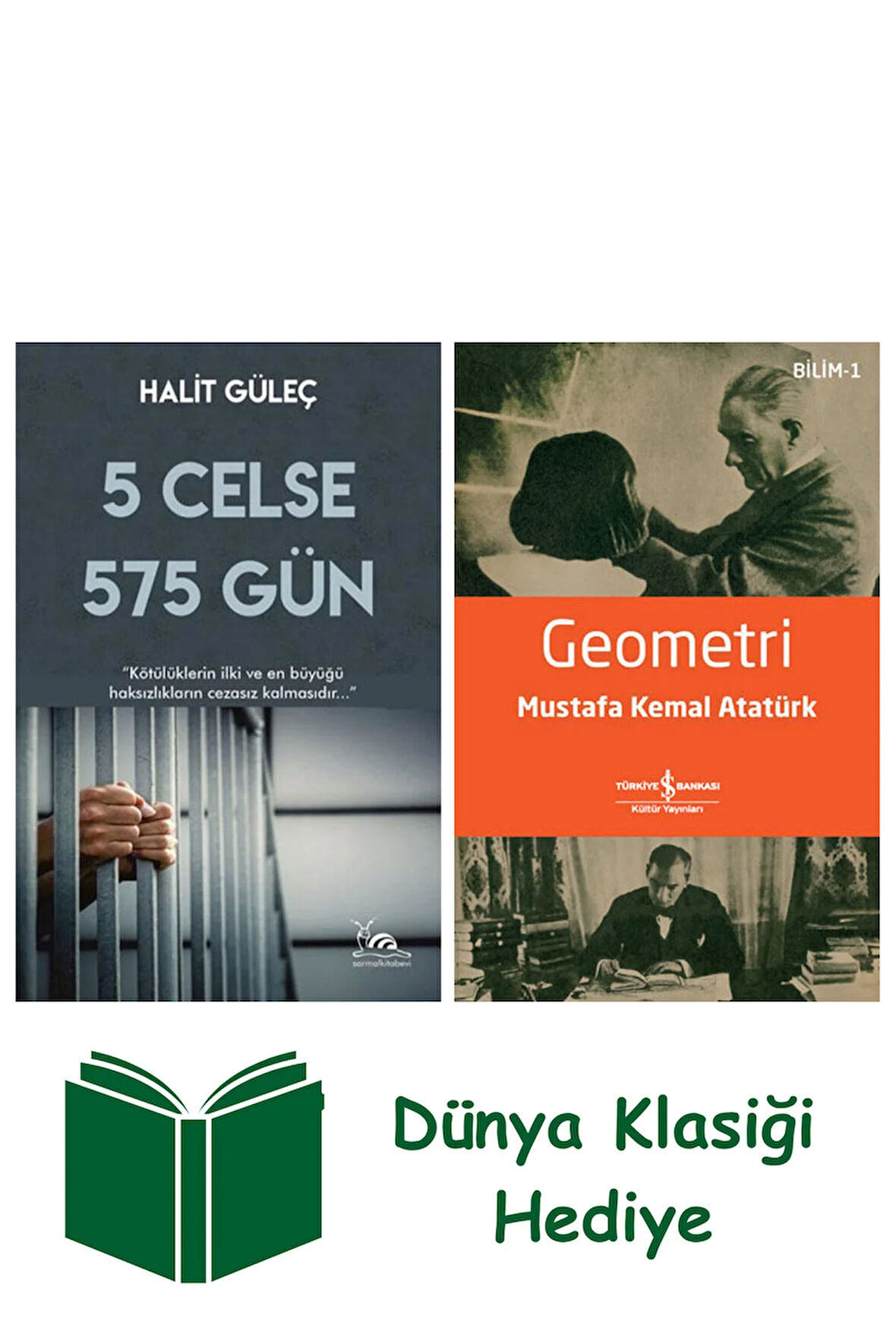 5 Celse 575 Gün + Geometri + Dünya Klasiği Hediye