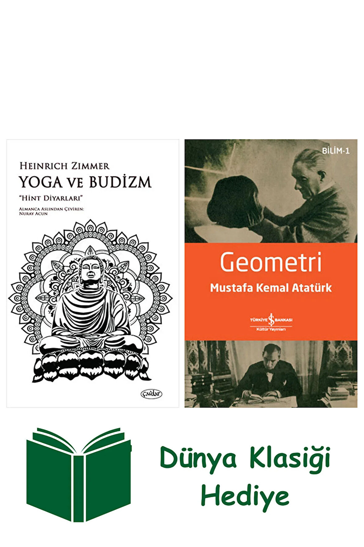Yoga ve Budizm + Geometri + Dünya Klasiği Hediye