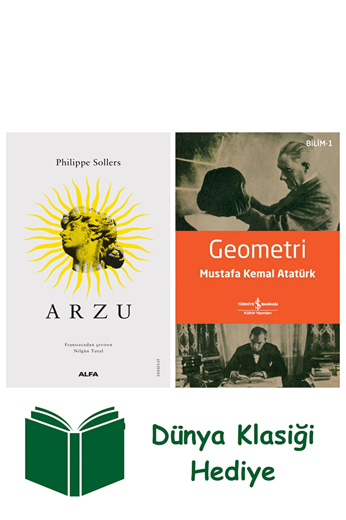 Arzu + Geometri + Dünya Klasiği Hediye