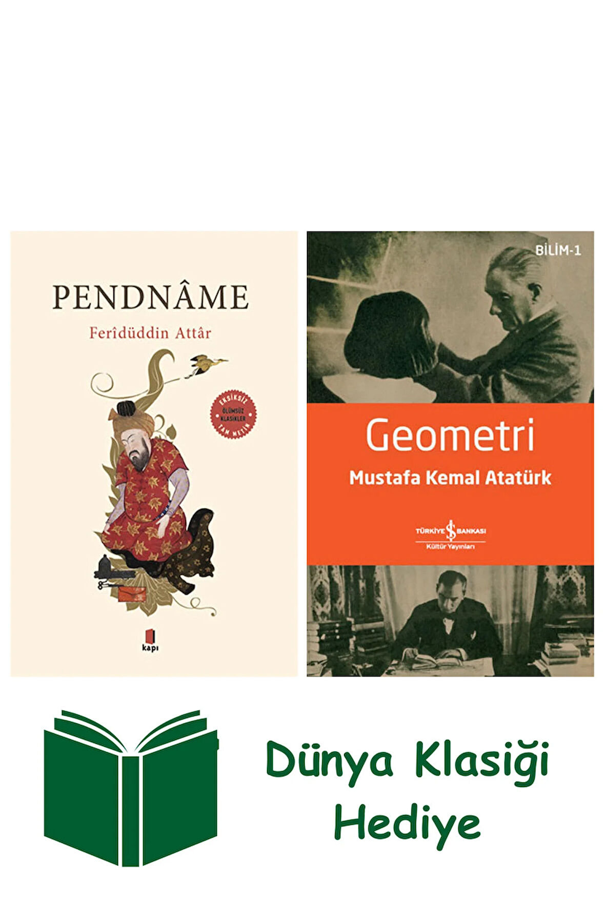 Pendname + Geometri + Dünya Klasiği Hediye