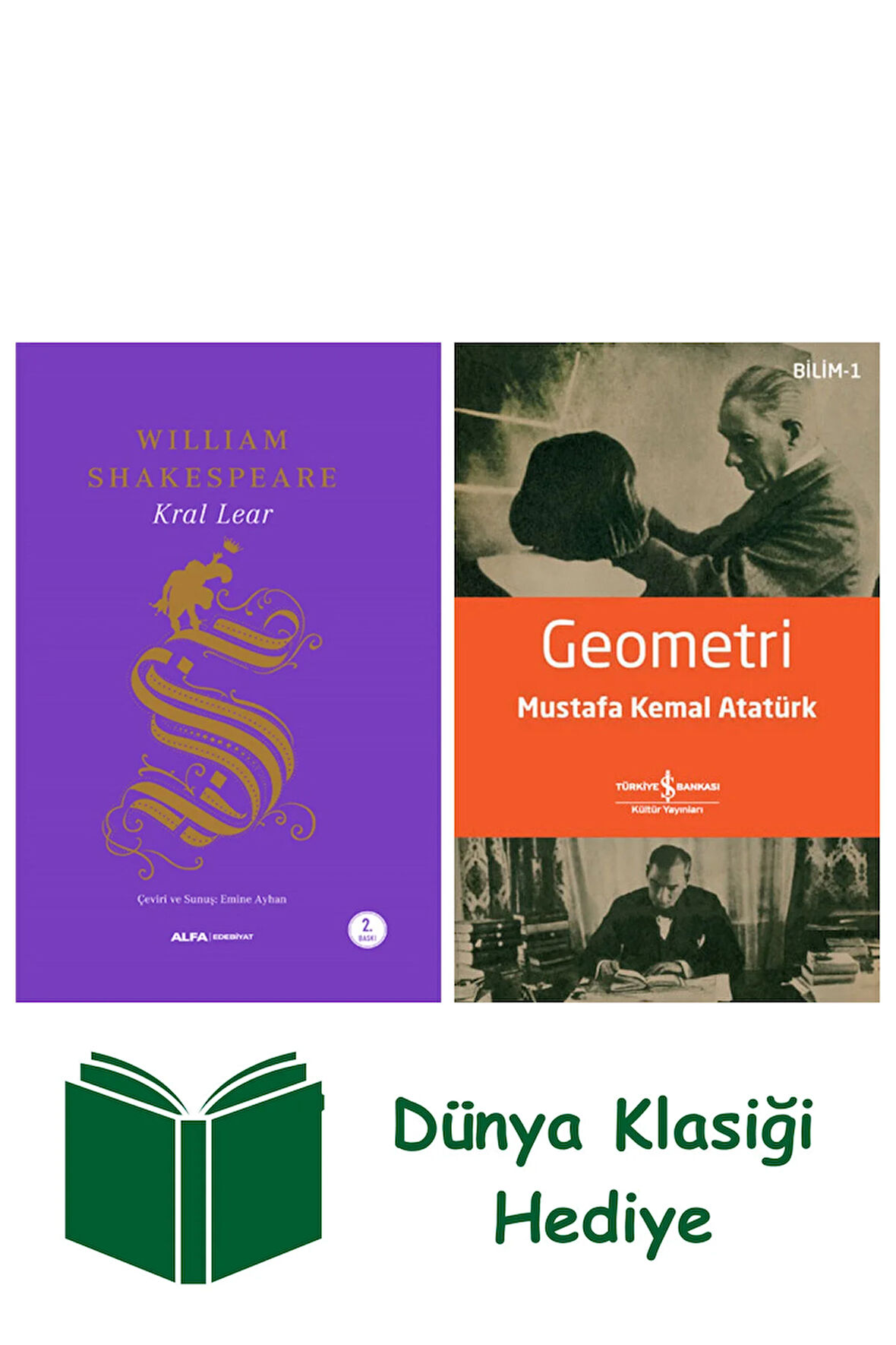 Kral Lear (Ciltli) + Geometri + Dünya Klasiği Hediye