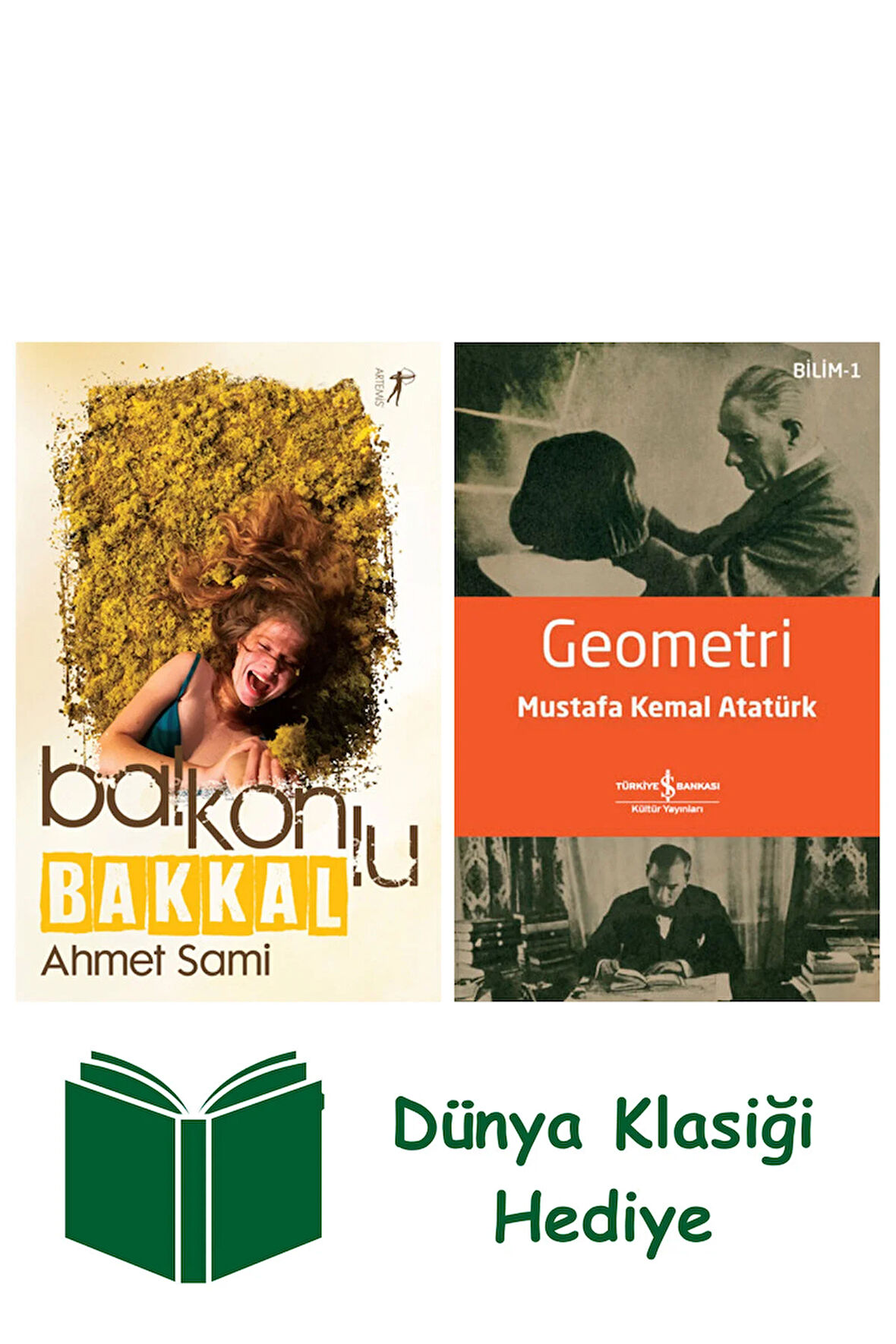 Balkonlu Bakkal + Geometri + Dünya Klasiği Hediye