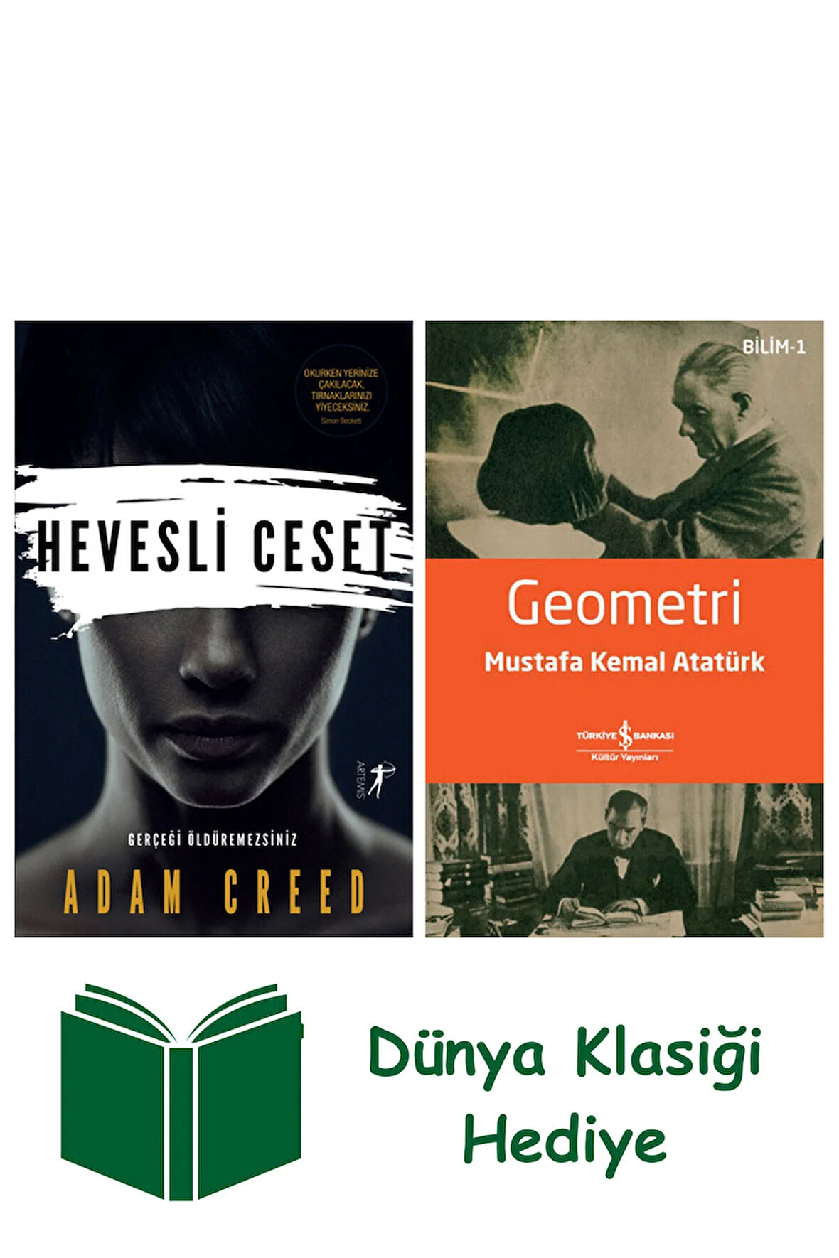 Hevesli Ceset + Geometri + Dünya Klasiği Hediye