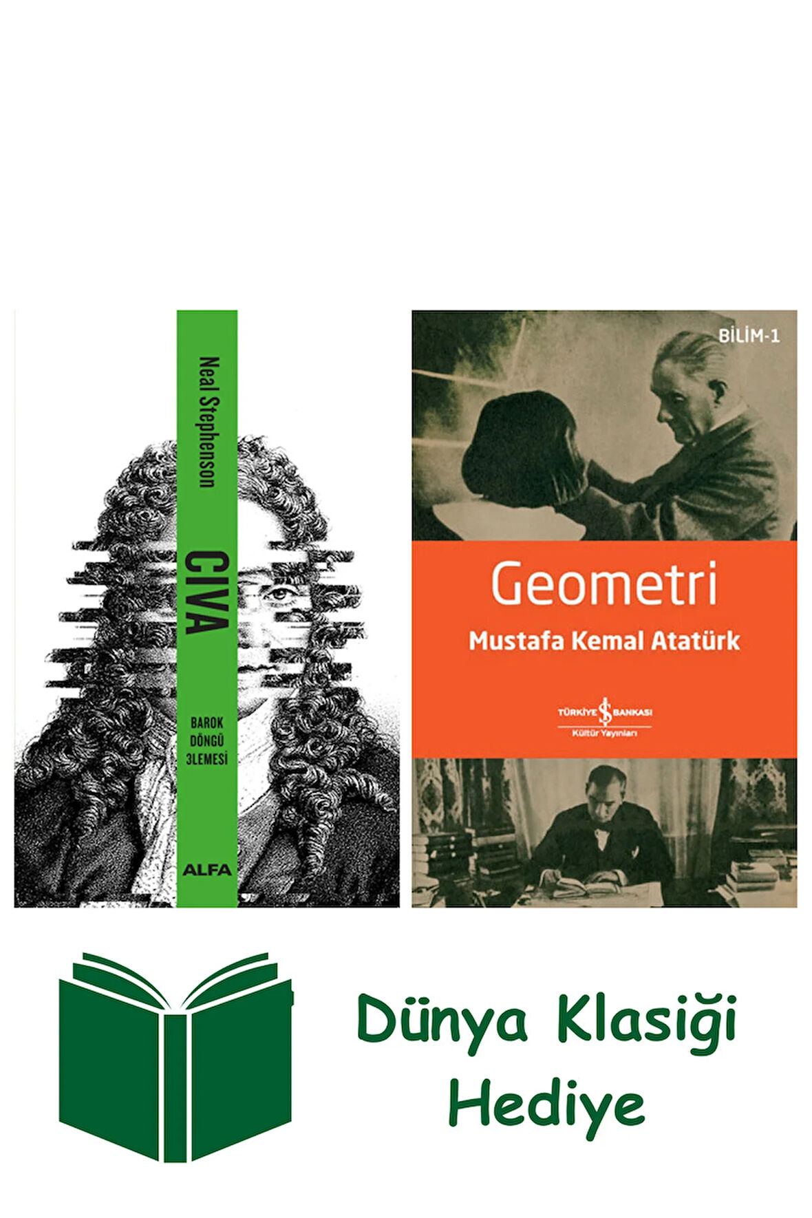 Cıva (Ciltli) + Geometri + Dünya Klasiği Hediye