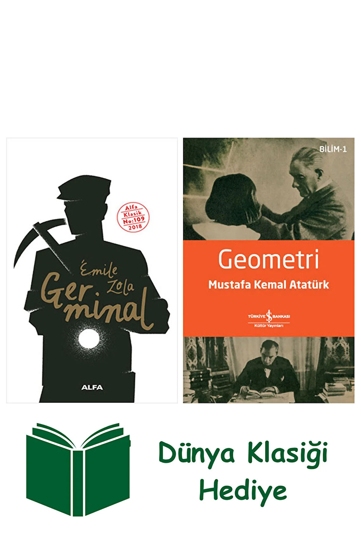 Germinal + Geometri + Dünya Klasiği Hediye