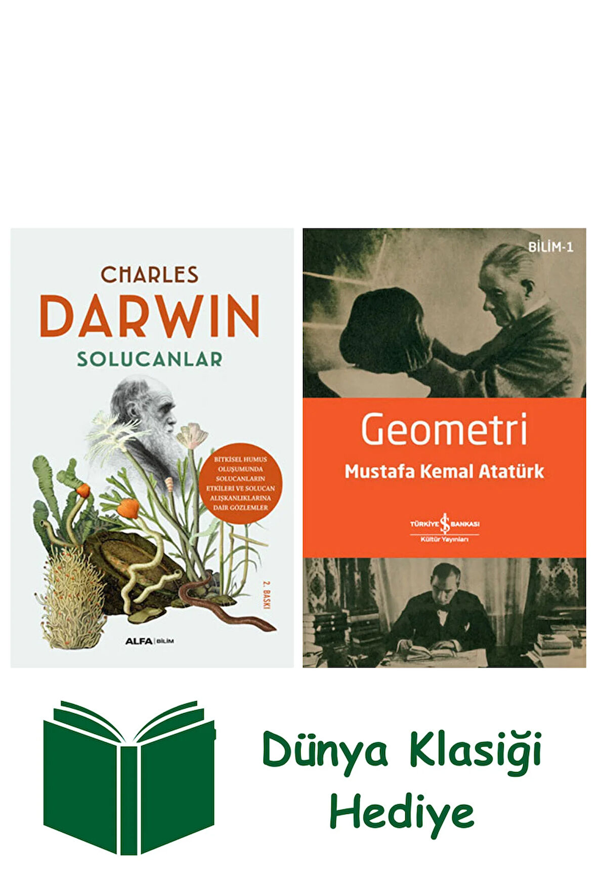 Solucanlar + Geometri + Dünya Klasiği Hediye