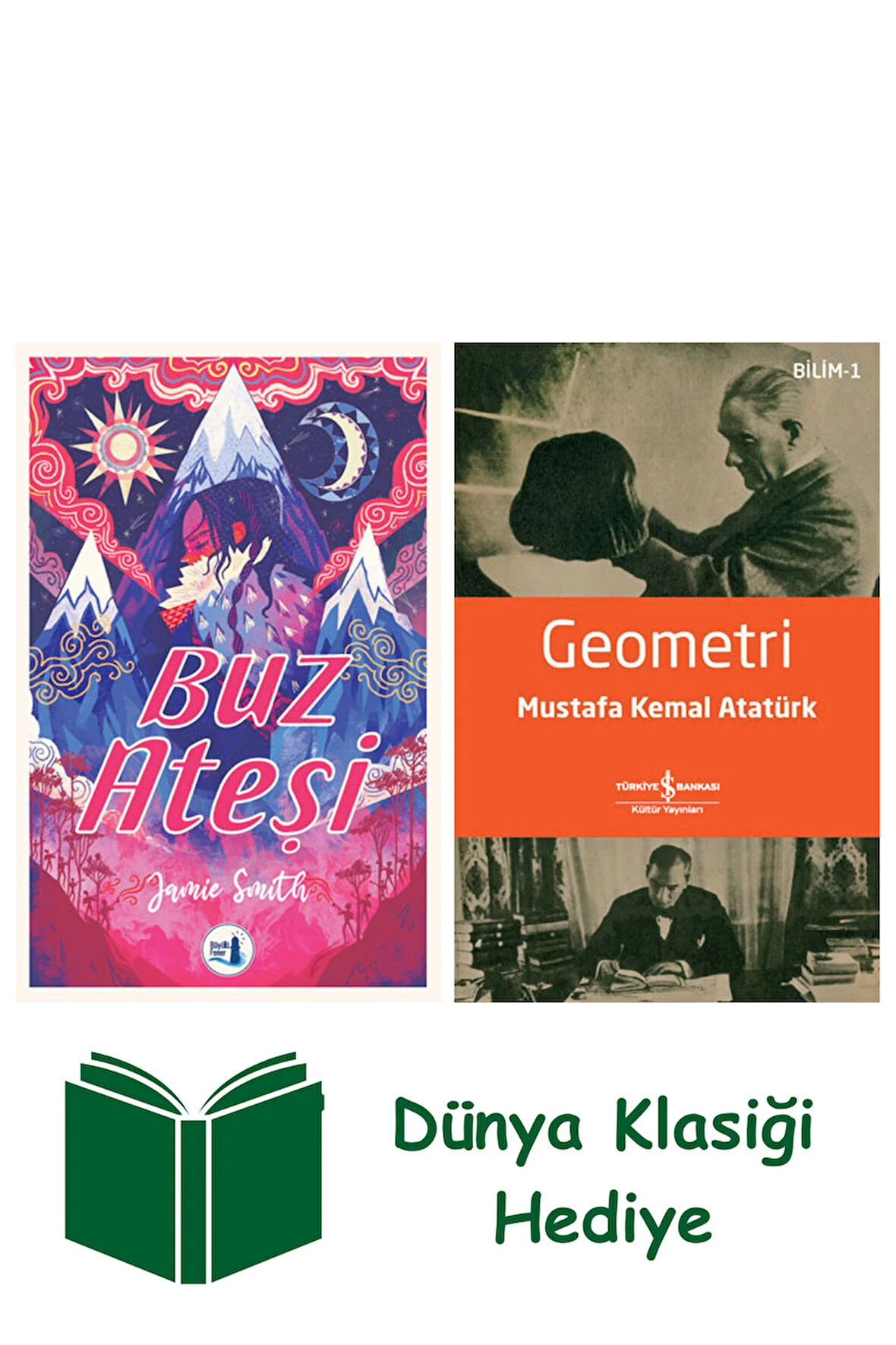 Buz Ateşi + Geometri + Dünya Klasiği Hediye