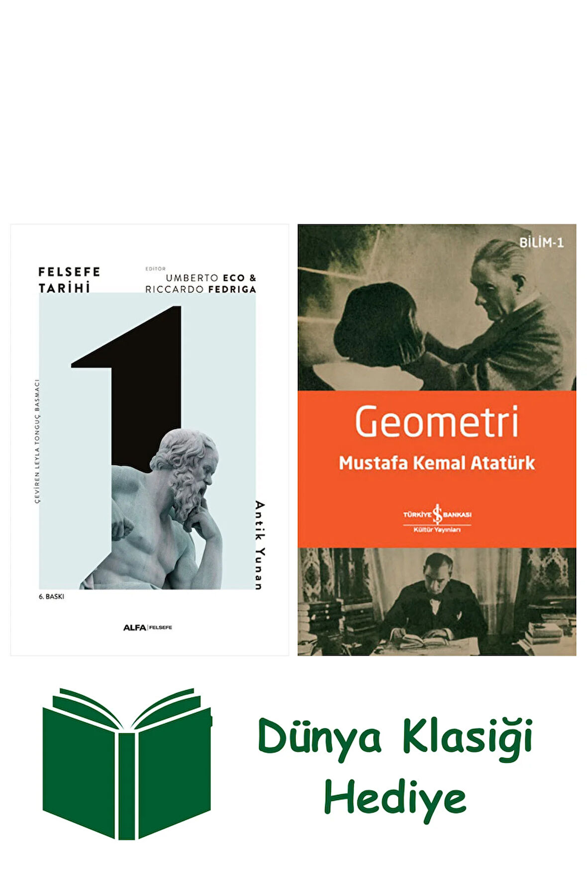 Felsefe Tarihi 1 + Geometri + Dünya Klasiği Hediye