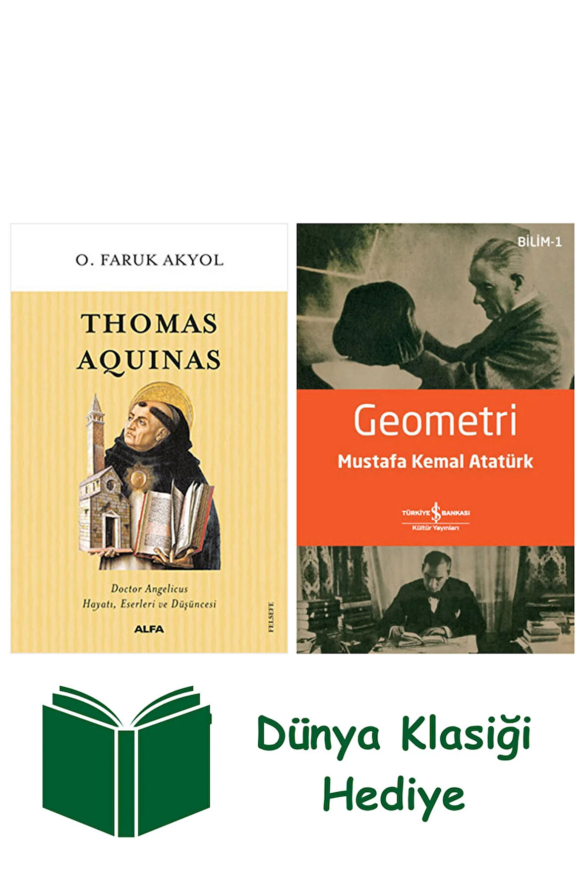 Thomas Aquinas + Geometri + Dünya Klasiği Hediye