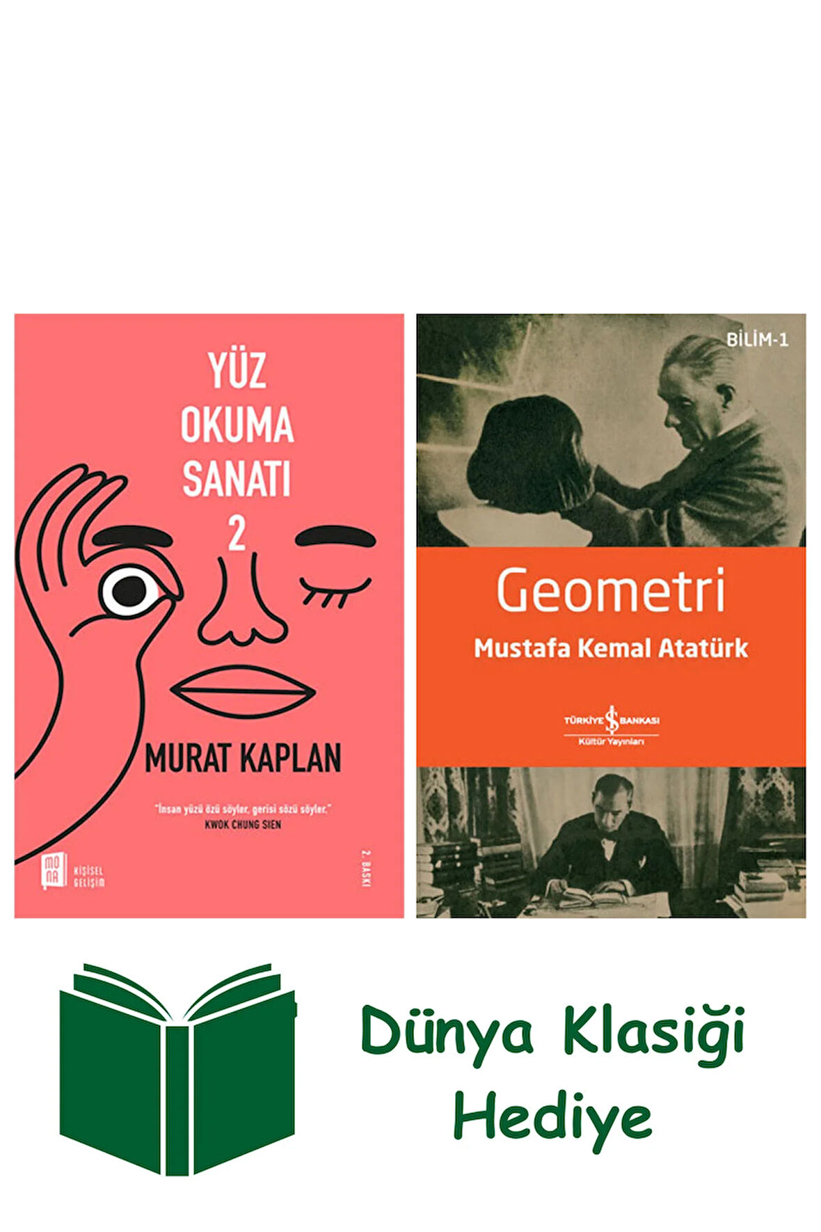 Yüz Okuma Sanatı - 2 + Geometri + Dünya Klasiği Hediye
