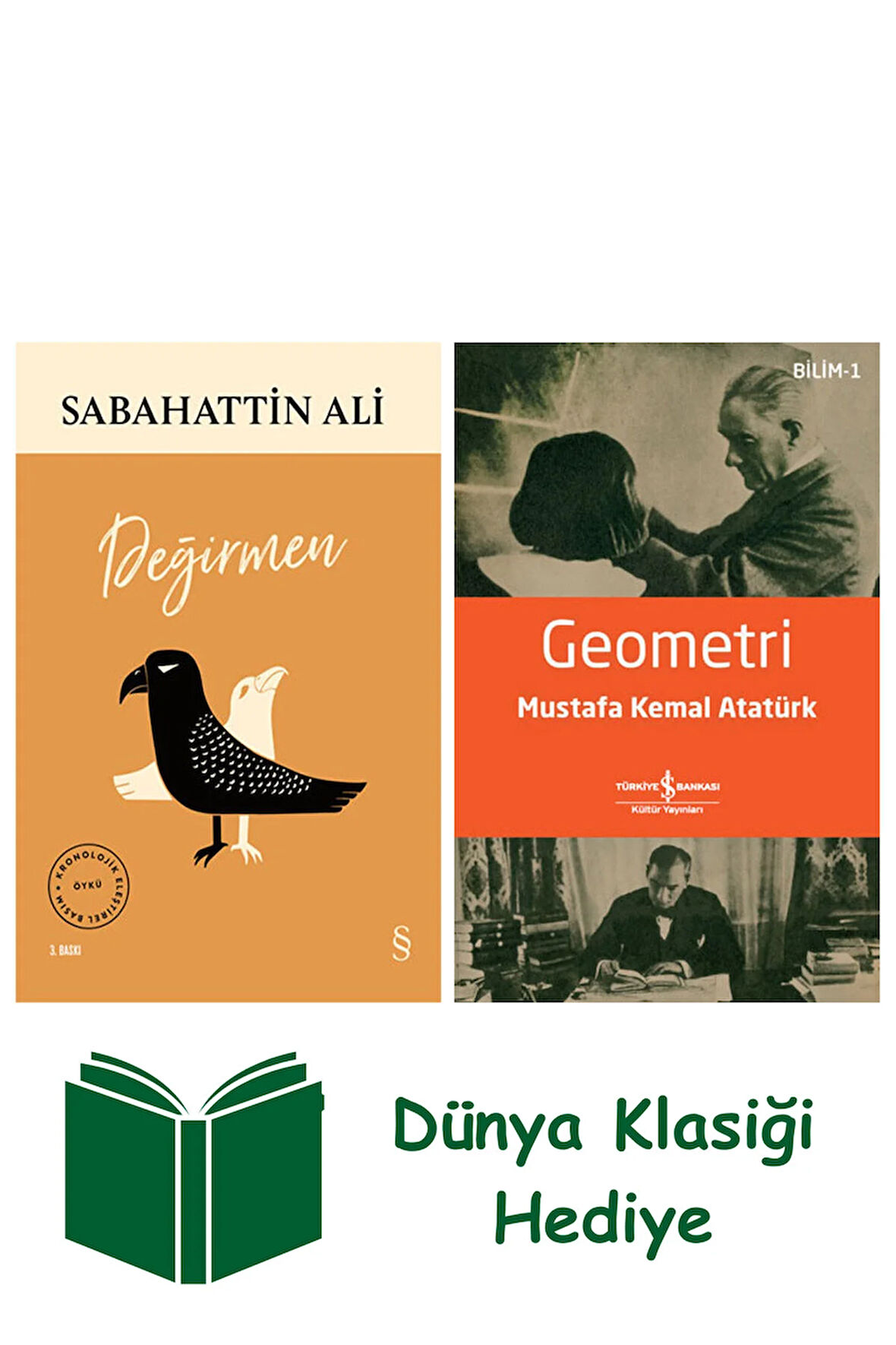 Değirmen + Geometri + Dünya Klasiği Hediye
