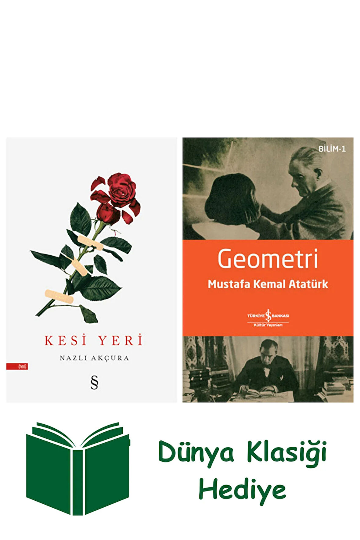 Kesi Yeri + Geometri + Dünya Klasiği Hediye