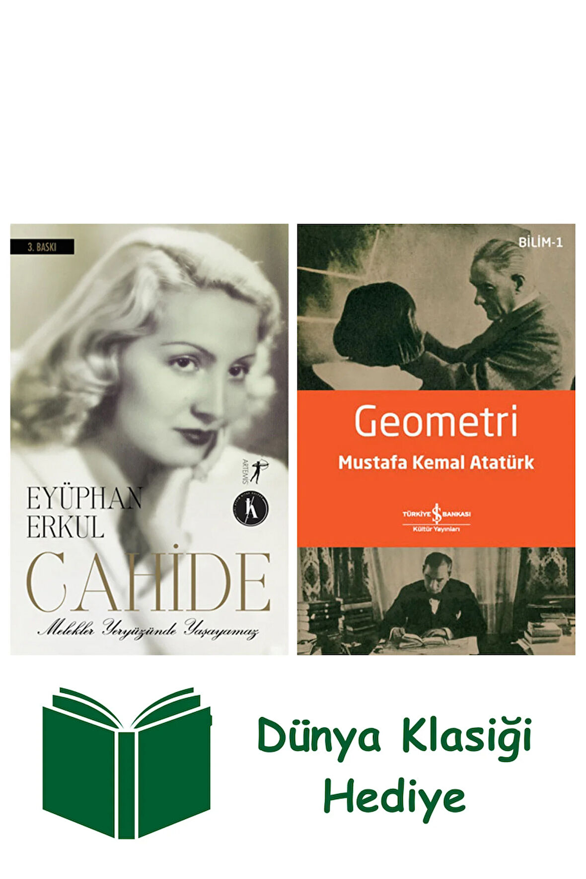 Cahide + Geometri + Dünya Klasiği Hediye