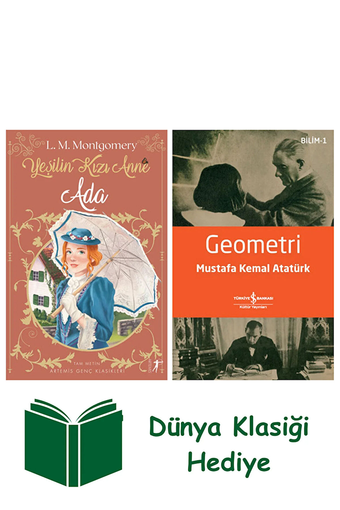 Yeşilin Kızı Anne 3 - Ada + Geometri + Dünya Klasiği Hediye