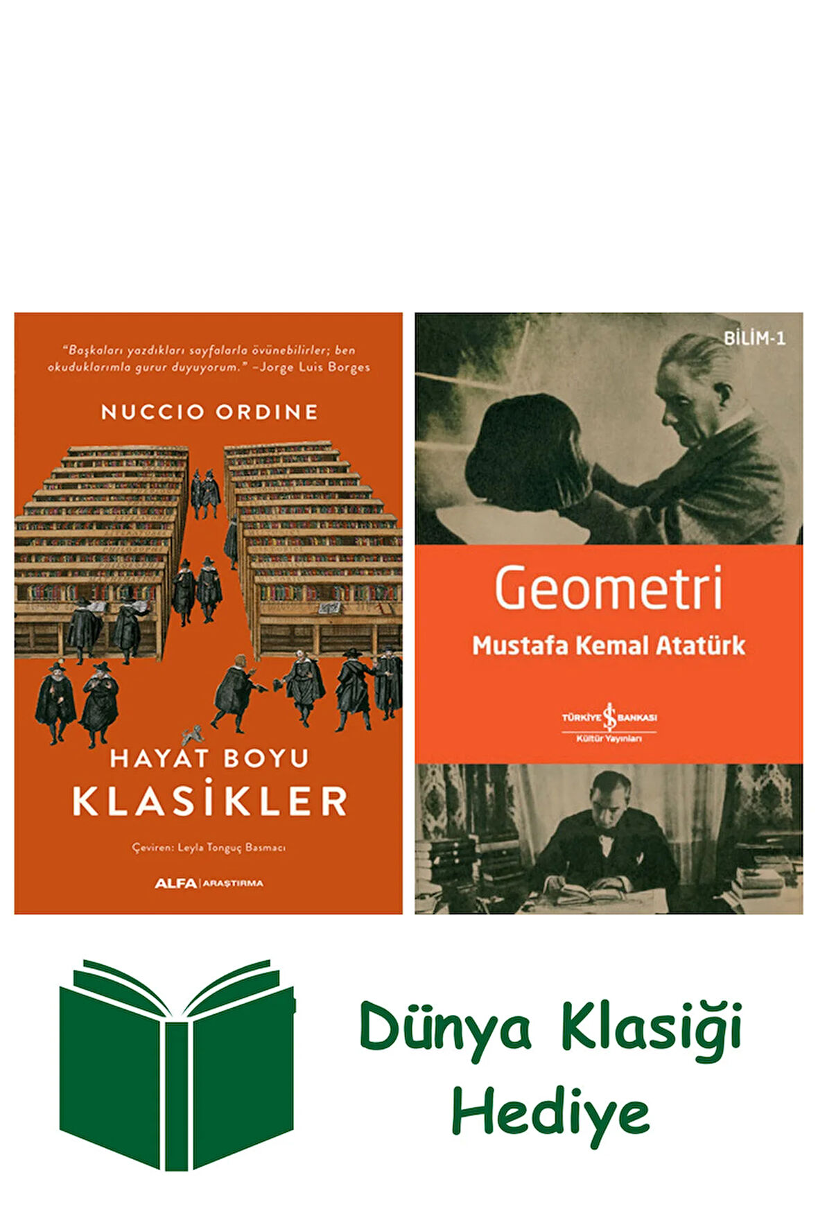 Hayat Boyu Klasikler + Geometri + Dünya Klasiği Hediye