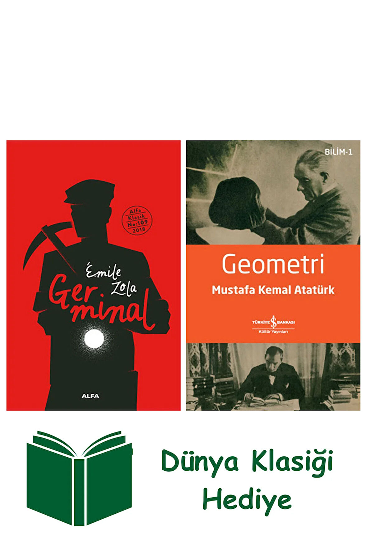 Germinal (Ciltli) + Geometri + Dünya Klasiği Hediye