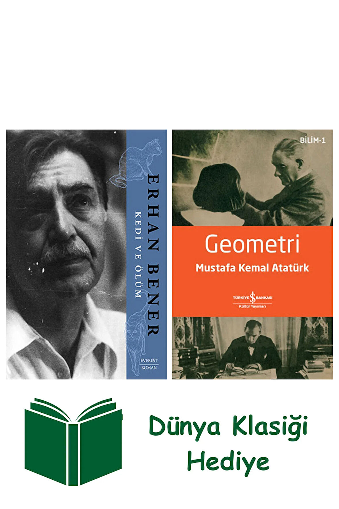 Kedi ve Ölüm + Geometri + Dünya Klasiği Hediye