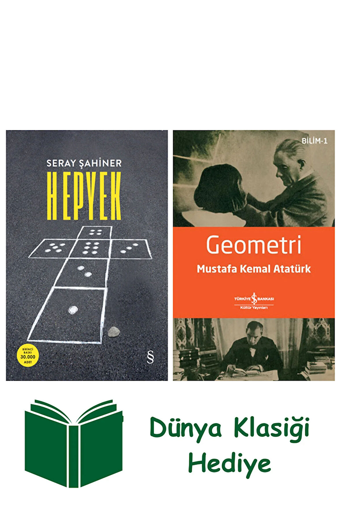 Hepyek + Geometri + Dünya Klasiği Hediye