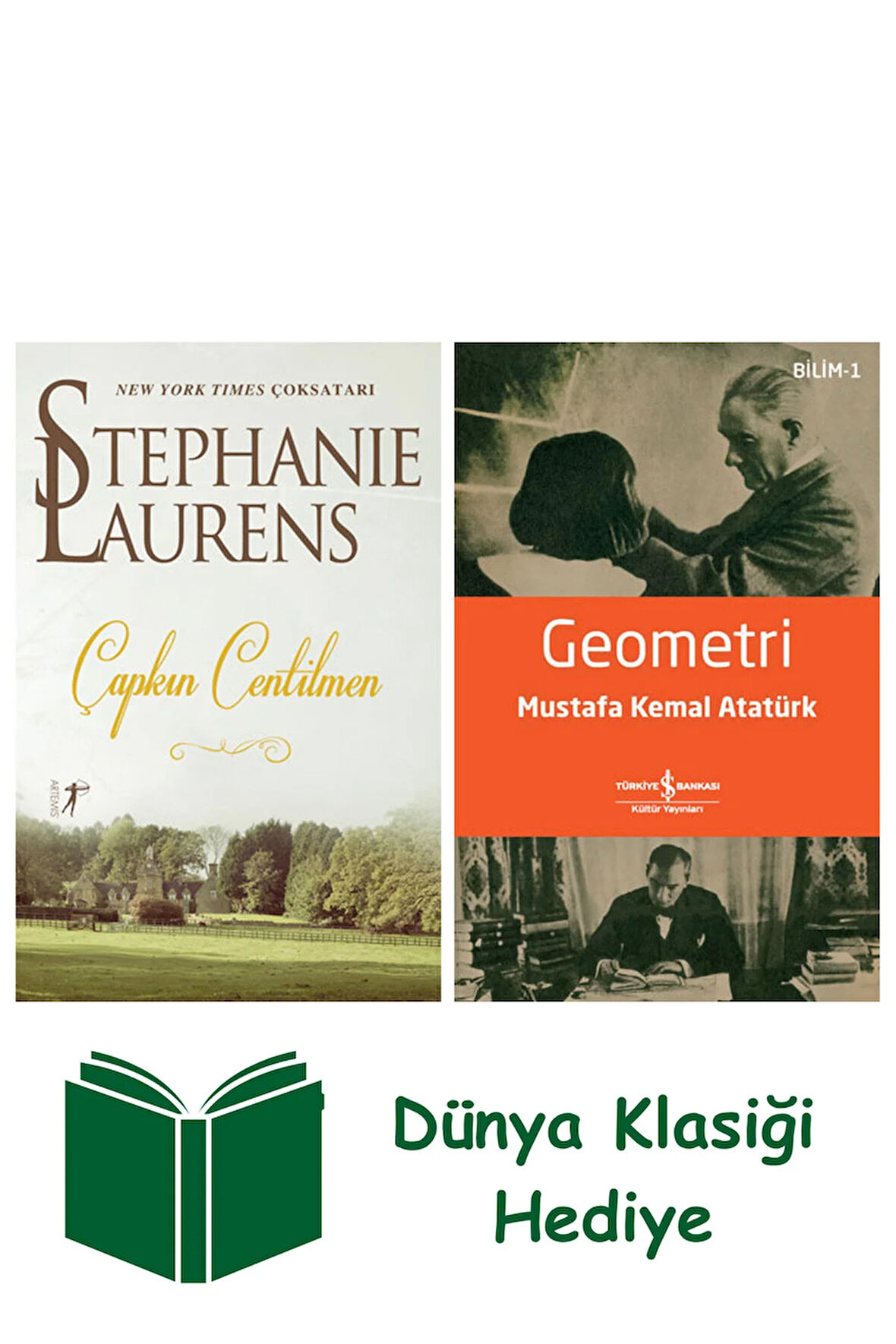Çapkın Centilmen + Geometri + Dünya Klasiği Hediye
