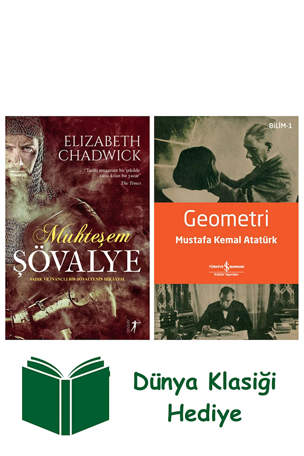 Muhteşem Şövalye + Geometri + Dünya Klasiği Hediye