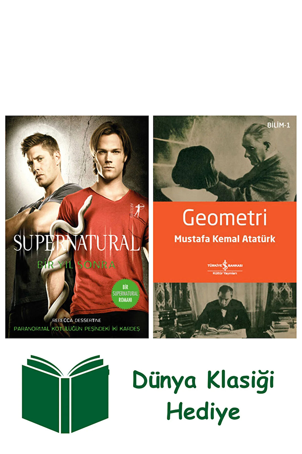 Supernatural - Bir Yıl Sonra + Geometri + Dünya Klasiği Hediye