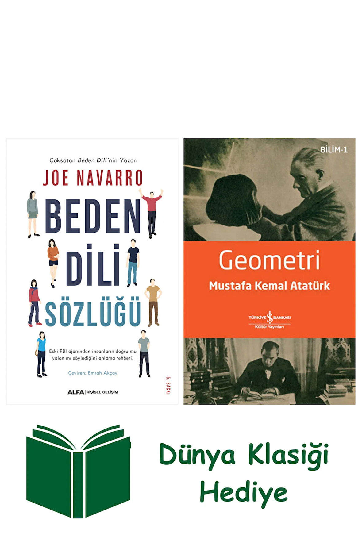 Beden Dili Sözlüğü + Geometri + Dünya Klasiği Hediye