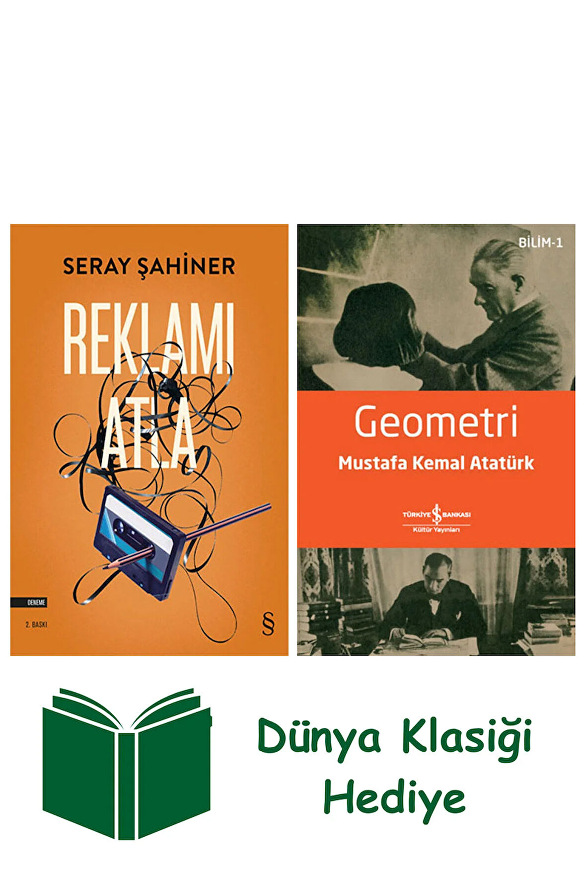 Reklamı Atla + Geometri + Dünya Klasiği Hediye