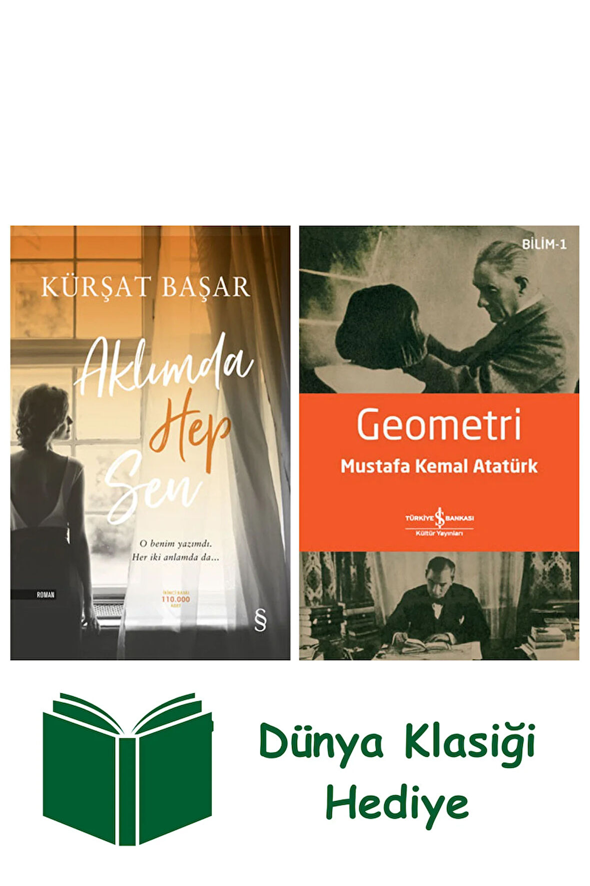 Aklımda Hep Sen + Geometri + Dünya Klasiği Hediye