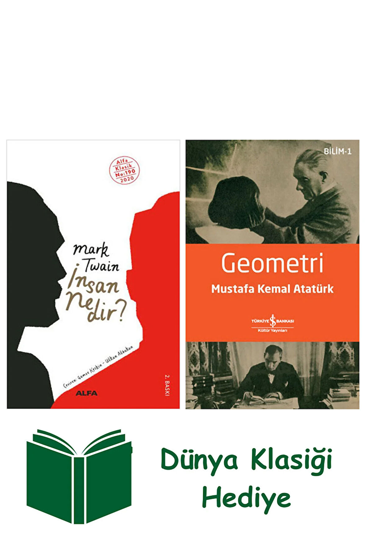 İnsan Nedir? + Geometri + Dünya Klasiği Hediye