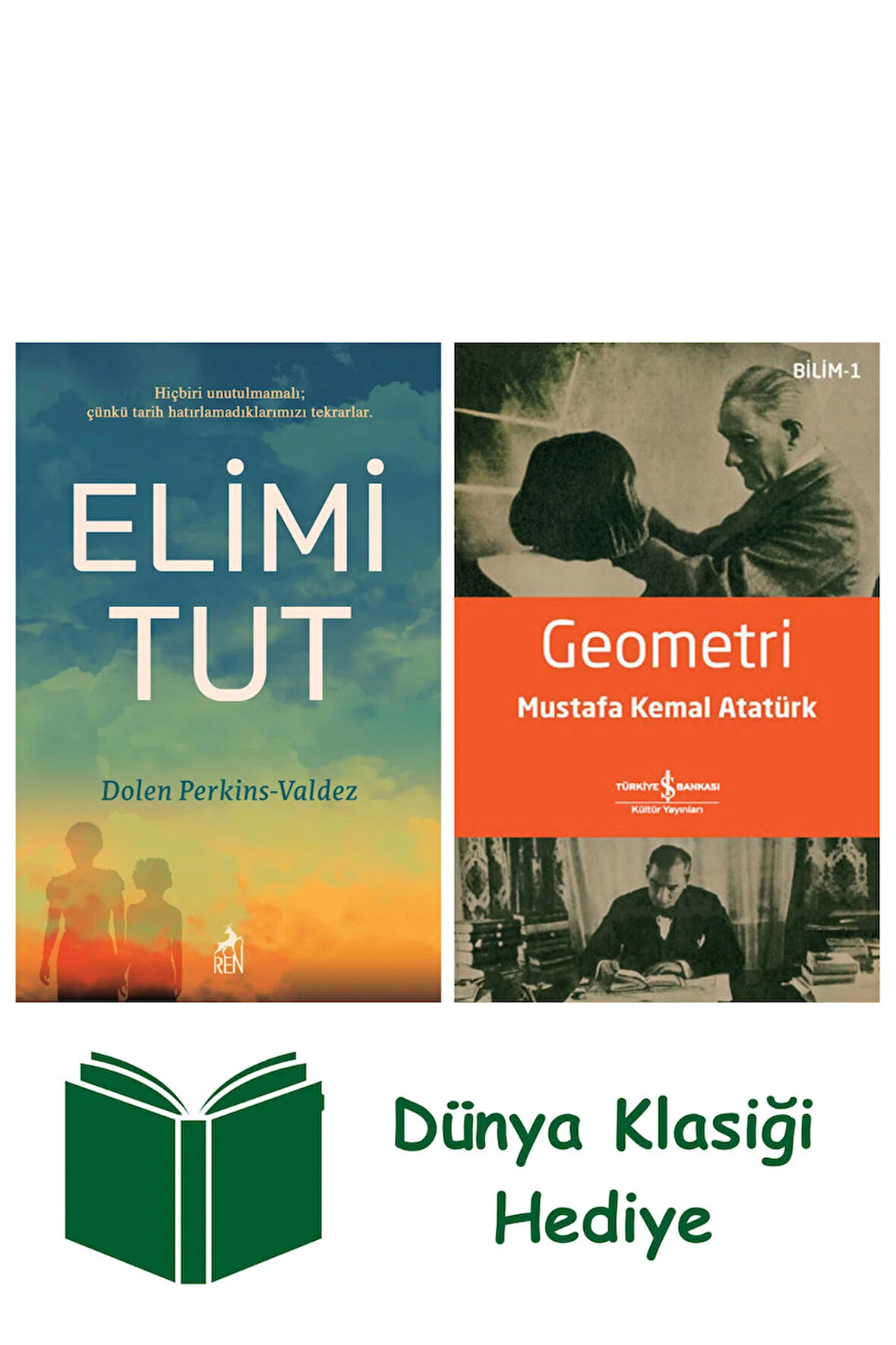 Elimi Tut + Geometri + Dünya Klasiği Hediye