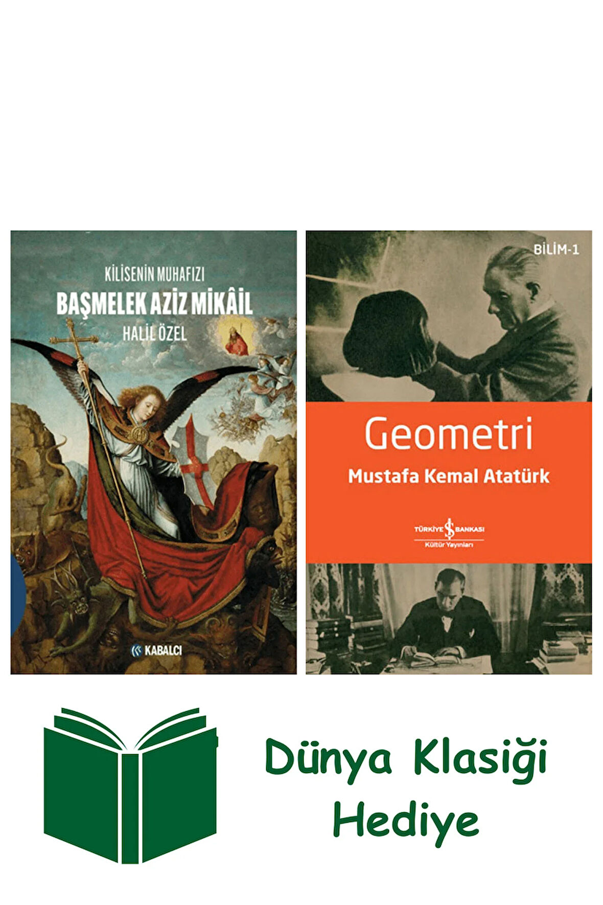 Kilisenin Muhafızı Başmelek Aziz Mikail + Geometri + Dünya Klasiği Hediye