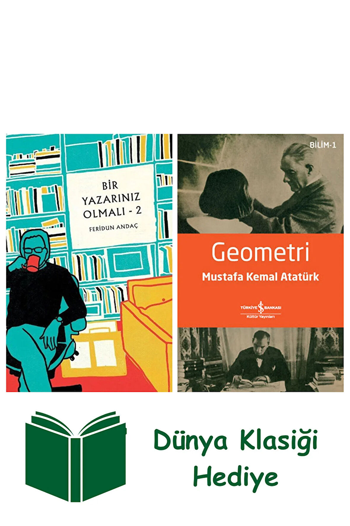 Bir Yazarınız Olmalı - 2 + Geometri + Dünya Klasiği Hediye