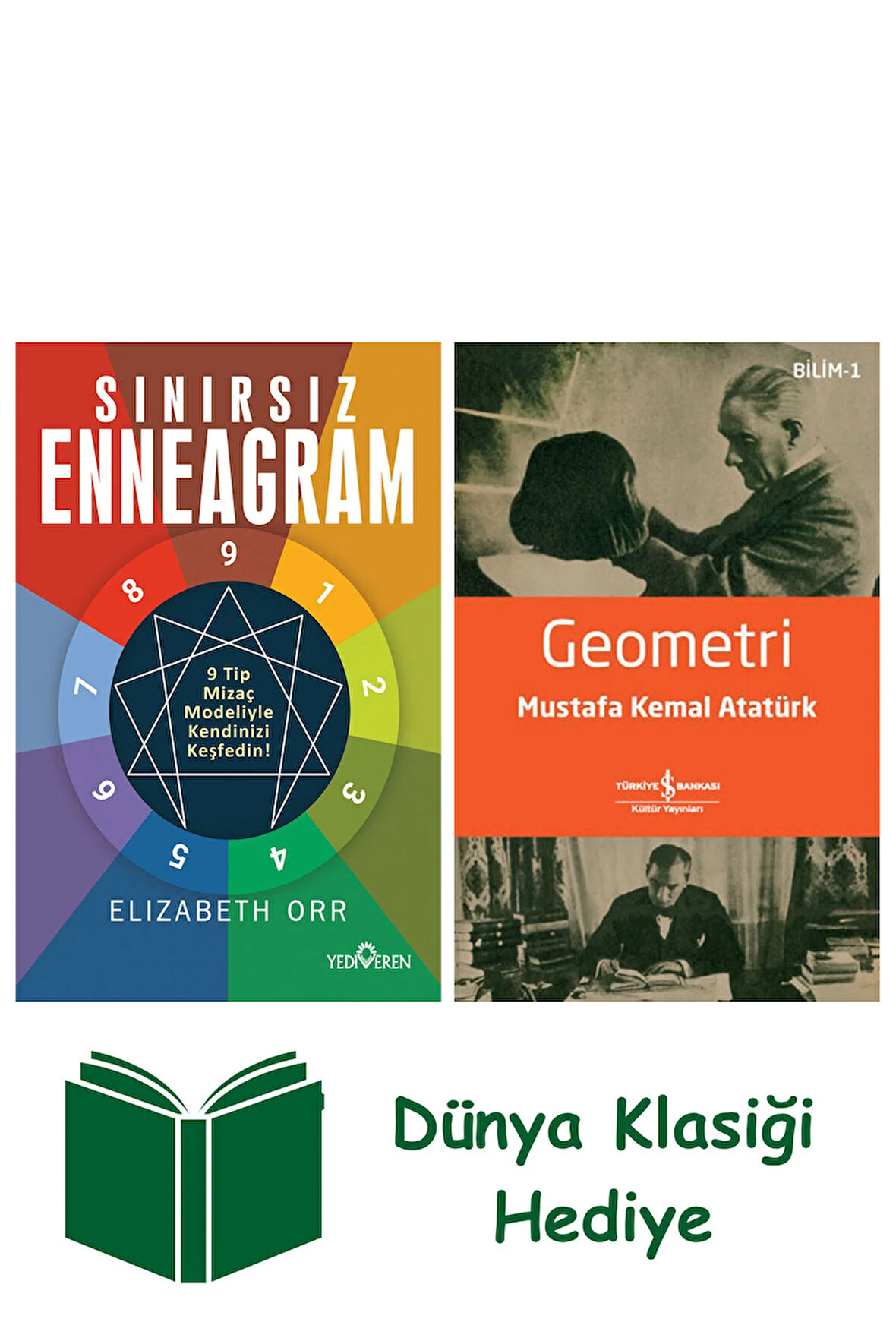 Sınırsız Enneagram + Geometri + Dünya Klasiği Hediye