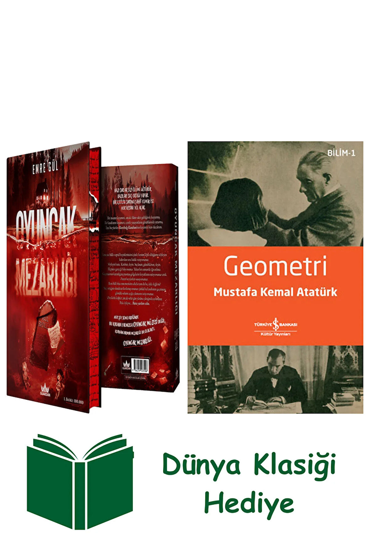 Oyuncak Mezarlığı (Ciltli - Yan Boyamalı) + Geometri + Dünya Klasiği Hediye