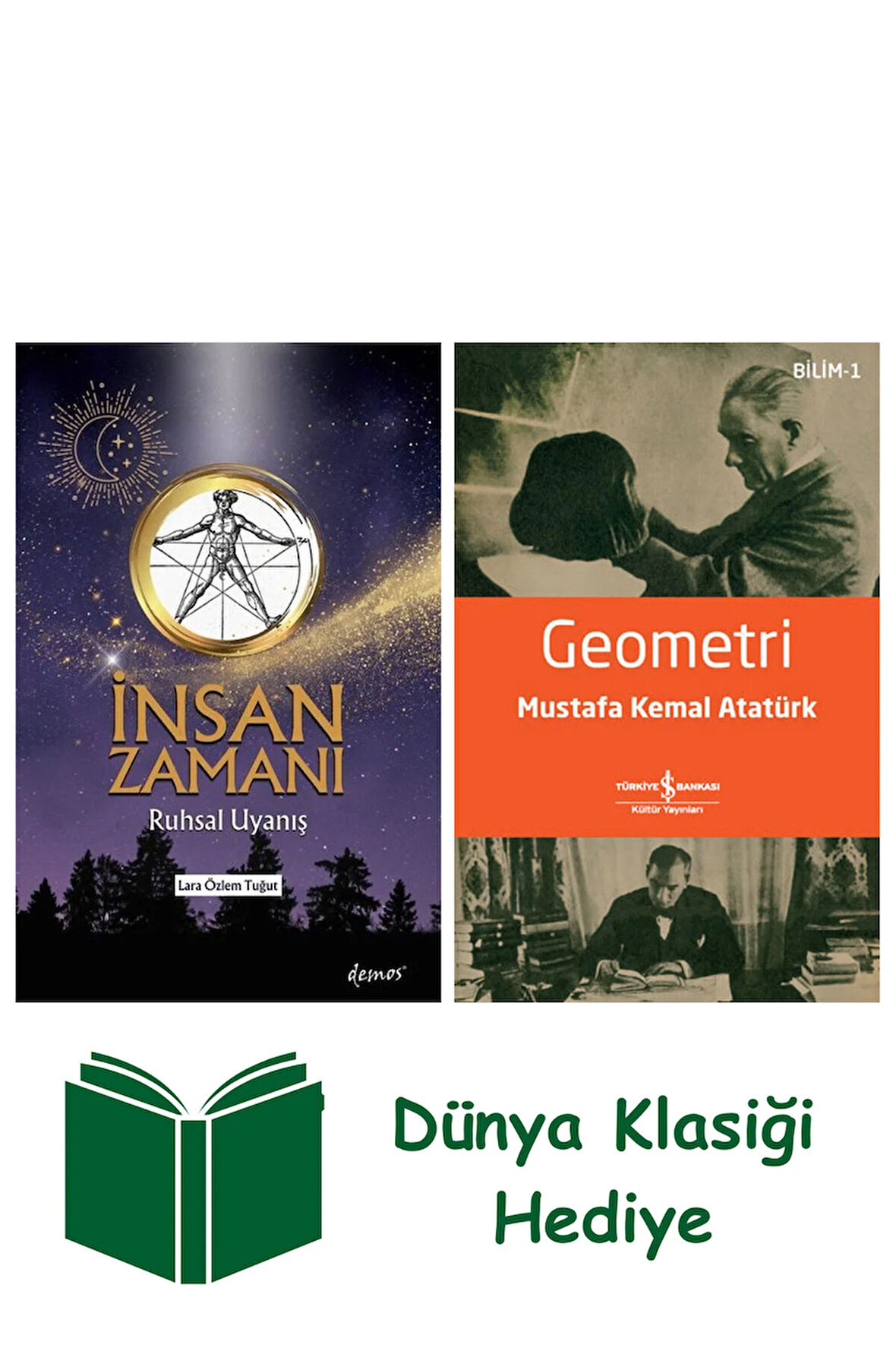 İnsan Zamanı - Ruhsal Uyanış + Geometri + Dünya Klasiği Hediye